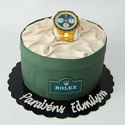 Rolex Watch Designer Cake: 1st Wedding Anniversary Gifts