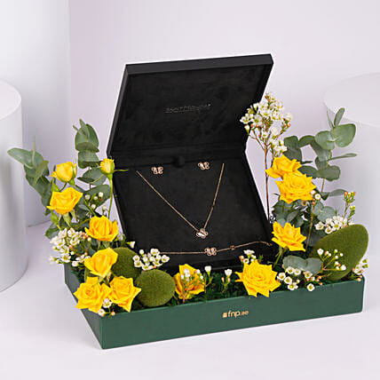 Saint Honore Paris MOP Butterfly Jewel Gift Set For Her: 