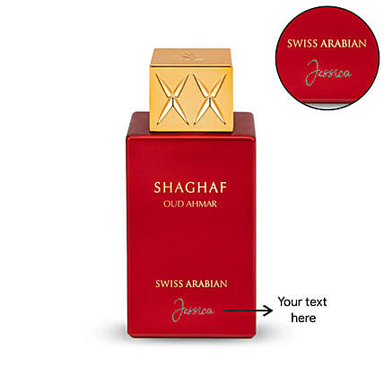 Shghaf Oud Ahmar 75ml By Swiss Arabian Personalised: Swiss Arabian Perfumes