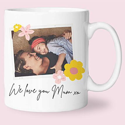 Smiles With Mom Personalised Mug: Mothers Day Mugs