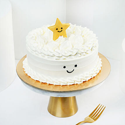 Smiling Star Cake: 