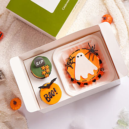 Spookylicious Mini Cake Set: Halloween Cupcakes
