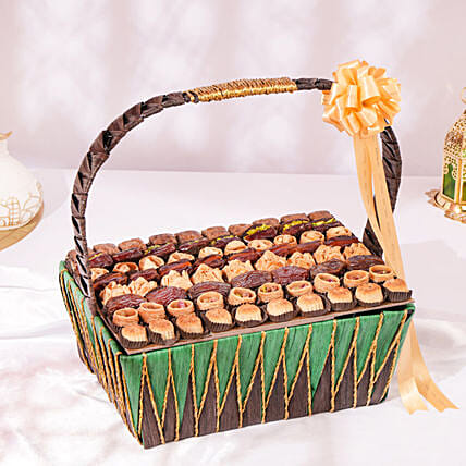 Stuffed Dates and Baklava Basket: Order  Lebanese sweets