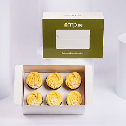 Sunny Daisy Delights Cup Cake: Order Delicious Cupcakes in Dubai