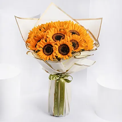 Sunny Hill 20 Sunflowers Bouquet: Father's Day Bouquet
