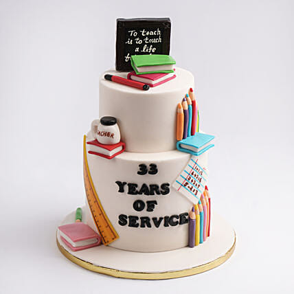 Teachers Tribute Cake: هدايا العودة للمدرسة