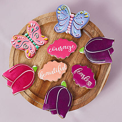 Tulip and Butterfly Cookies: Cookies 