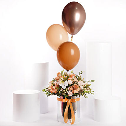 همس الزهور | فازة ورد و بالونات: ورد الحمدلله على السلامة