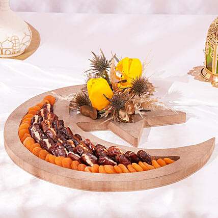Wishes in Crecent Mooon Tray: Dates in dubai