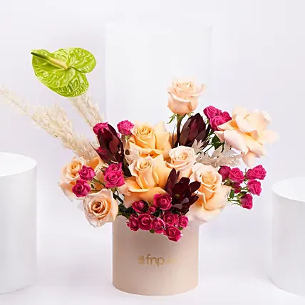 Luxury Desert Rose Mix Floral Box: Premium Gifts