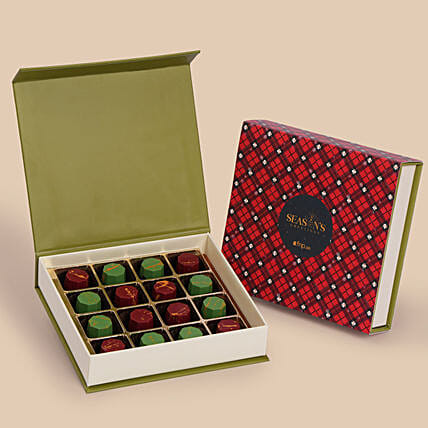 Festive Christmas Chocolate Gift Box: 