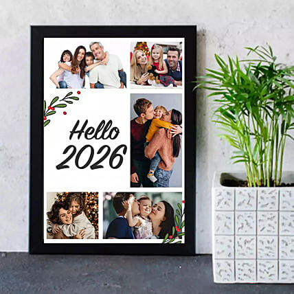 Hello 2026 Personalised Frame: New Year Gifts