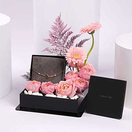 Cerruti 1881 Celeste Double Chain Gold Plated Bracelet For Her: 