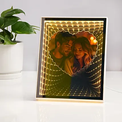 Valentine Memories LED Frame: Personalised Valentines Day Gifts   