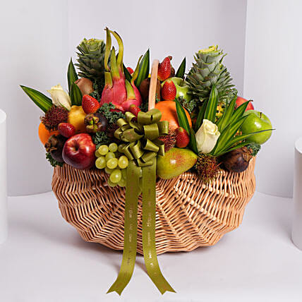Exotic Fruits Basket Big: Fresh Fruit Basket 