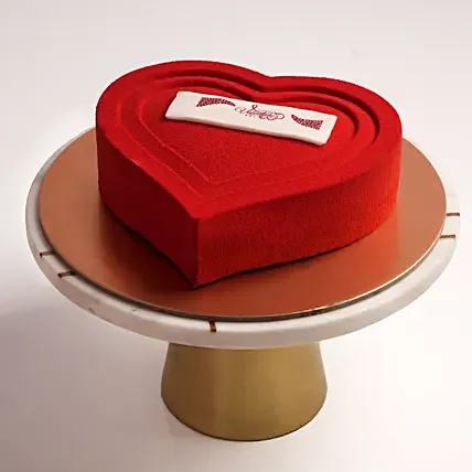 Valentine Bliss Heart Chocolate Cake: Valentine's Day Gifts