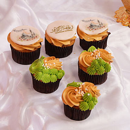6 Ramadan Kareem Cupcakes: Ramadan Gifts 
