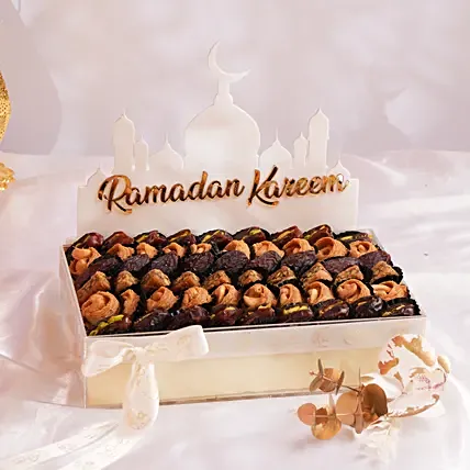 Dates Of Barakah And Baklava Platter: Ramadan Gifts 