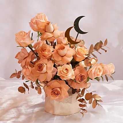 Moonlit Ramadan Grace Arrangement: Ramadan Flowers 