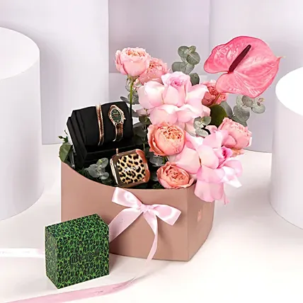 Just Cavalli Luxury Watch in Heart Box for Her: Valentine's Day Gifts