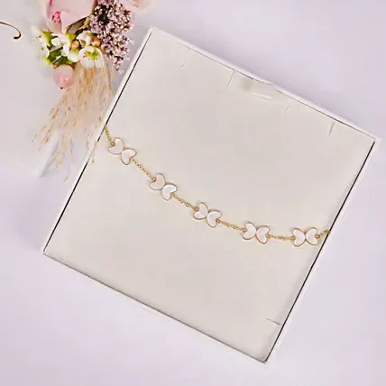 Police Pink Butterfly charm Bracelet For Her: Branded Gifts