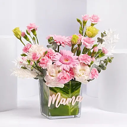 Mothers Day Gerbera And Carnation Arrangement: Mother's Day Gifts