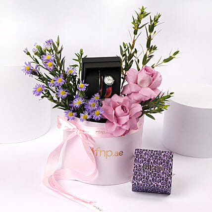 Just Cavalli White MOP Luxury Watch For Her: 