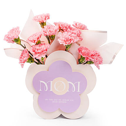 Purple Love MOM Gift Box: Mother's Day Flowers