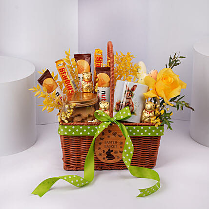 Bunny Chocolate Gift Basket: Easter Gifts 