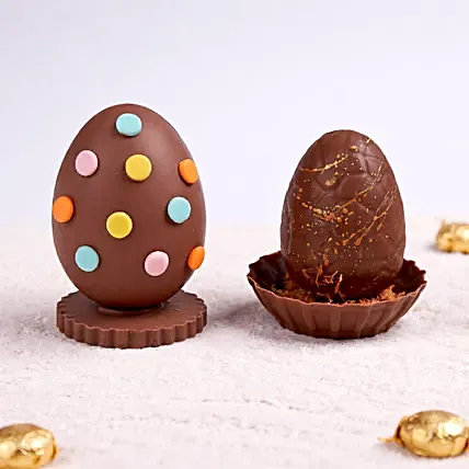 Easter Sprinkle and Crunch Chocolate Egg: Easter Gifts 