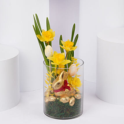 Daffodil and Easter Bunny Chocolate: 