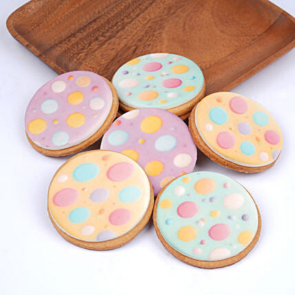 Easter Pastel Polka Dot Cookies: Cookies in Dubai
