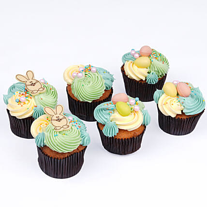 Easter Bunny Vanilla Cupcakes: Easter Cakes in Dubai
