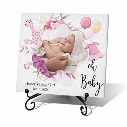 New Born Baby Girl Photo Frame: Personalized Gifts