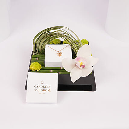 Caroline Svedbom 18k Gold plated Seascape Necklace for Her: Jewellery