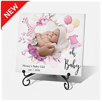 New Born Baby Girl Photo Frame: Personalized Gifts