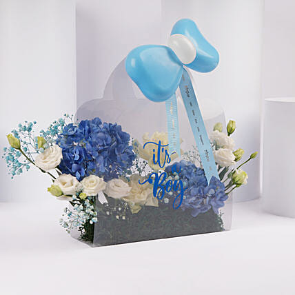 Its a Boy Flower Arrangement: Vase Arrangements