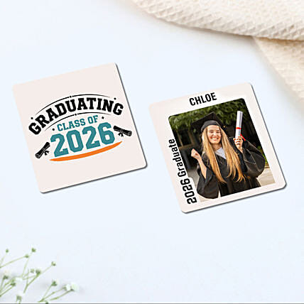 Graduation Memory Fridge Magnet set of 2: 
