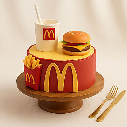 McDonalds Chocolate Fudge Cake 2 KG: Fondant Cakes