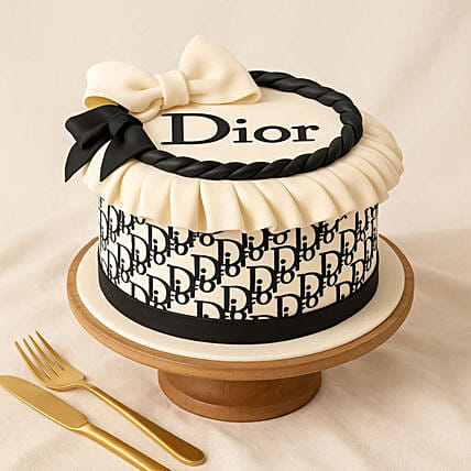 Dior Love Designer Cake: Wedding Anniversary Cake