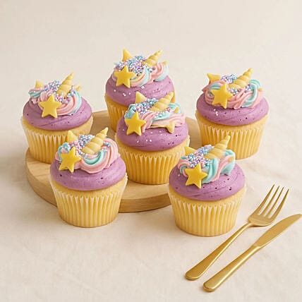 Enchanted Purple Unicorn Cupcakes: Unicorn Cakes