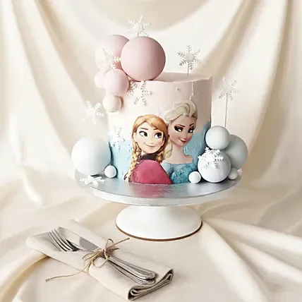 Frozen Princesses DesignerChoco Fudge Cake 2 KG: Frozen Cake