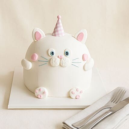 Cat Theme Chocolate Fudge Cake 2 KG: Animal Theme-cakes
