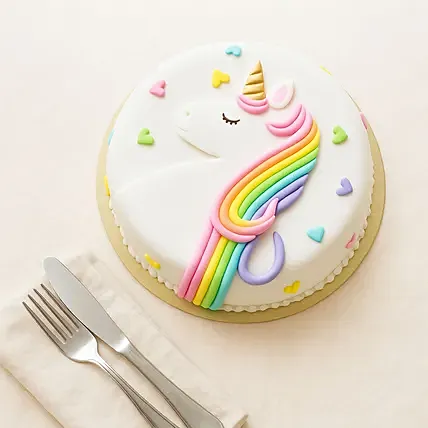 Celebration Unicorn Chocolate Cake 1 KG: Unicorn Cakes