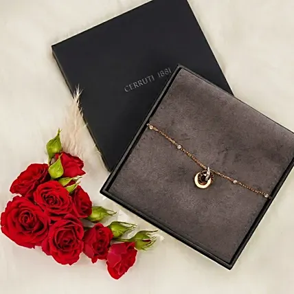 Cerruti 1881 Gold Plated Rings Bracelet for Her: 