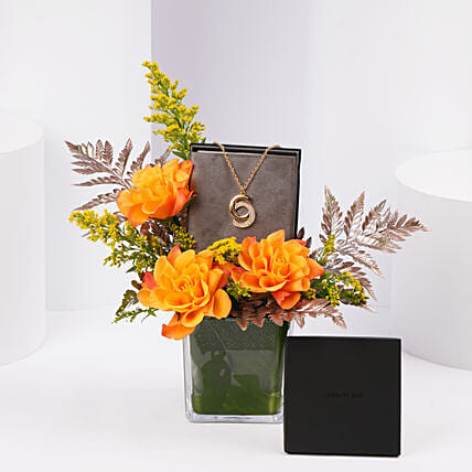 Cerruti 1881 Gold Plated Statment Necklace for Her: Cerruti 1881 Accessories