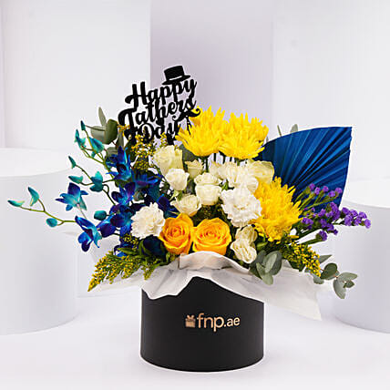Fathers Day Royal Blooms Flower Arranegement: Father's Day Gifts 