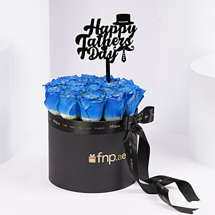 Fathers Day Signature Blue Roses: Father's Day Gifts 