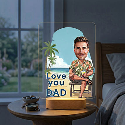 Love You Dad Led Lamp : Gifts for Him