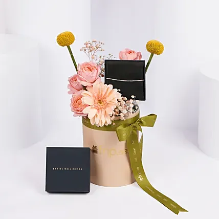Daniel Wellington Classic Tennis Bracelet Gift set for Her: 